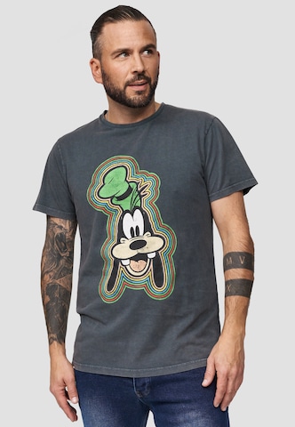 Recovered Shirt 'Disney Goofy Outline' in Black