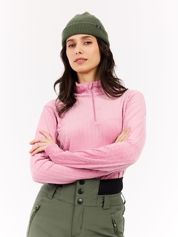 PROTEST Sports sweatshirt 'PRTGAIL' in Pink: front