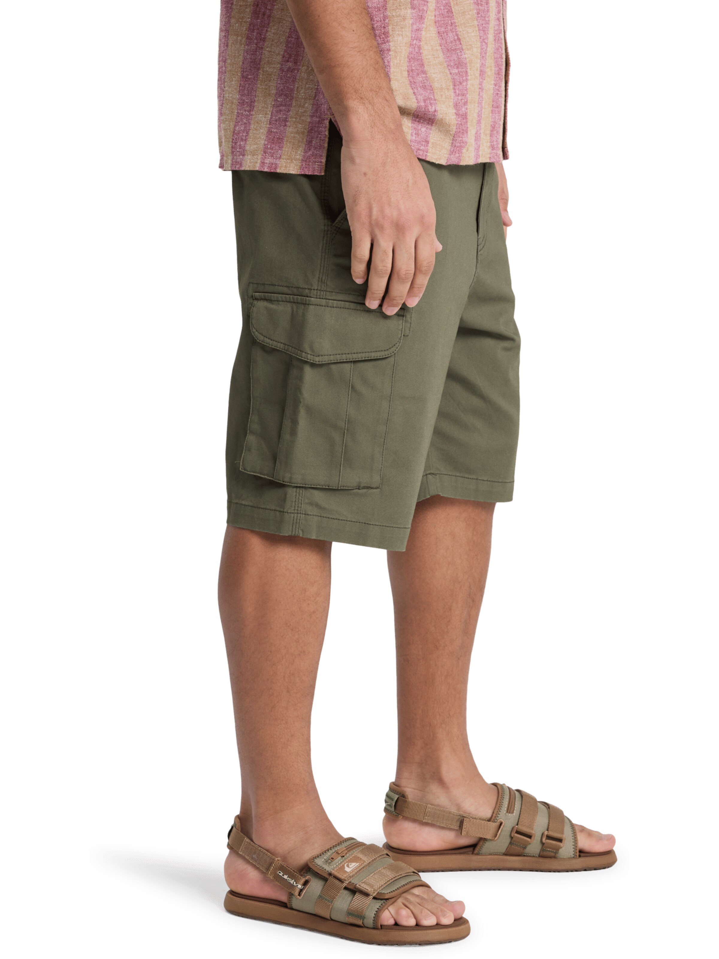 QUIKSILVER Regular Cargo Pants in Green