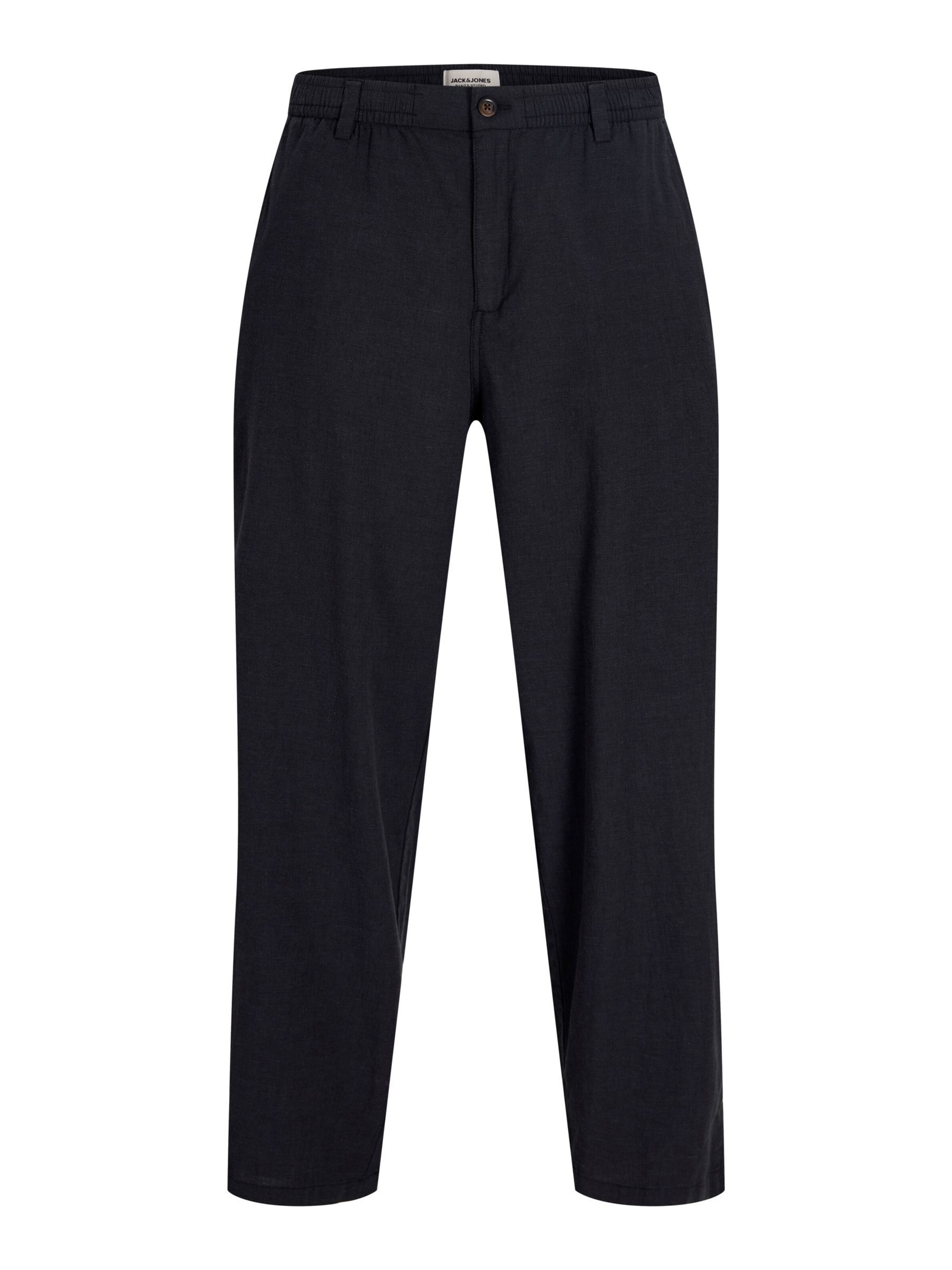 JACK & JONES Pants in Black: front