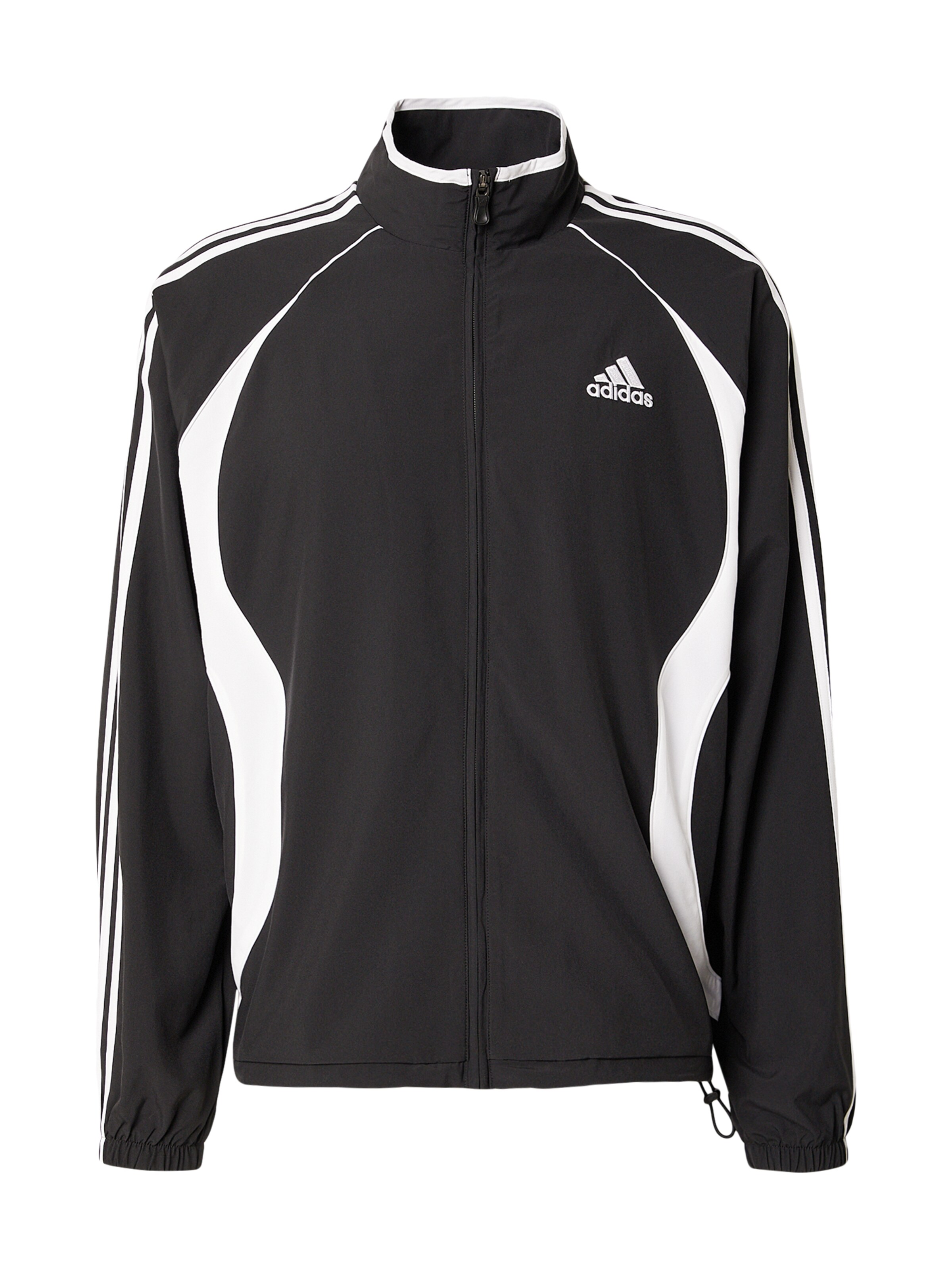 ADIDAS ORIGINALS - Chaqueta de entretiempo 'Teamgeist Adicolor' en negro: frente