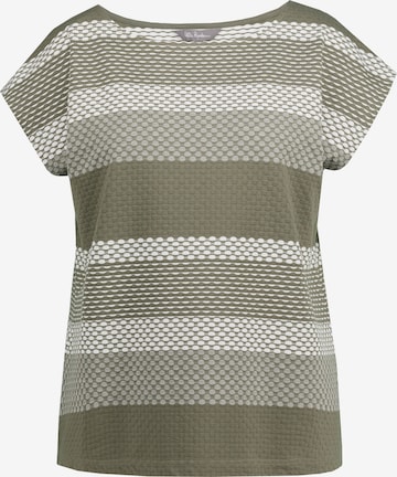 Ulla Popken Shirt in Beige: voorkant