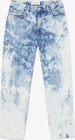 Calvin Klein Jeans Jean en bleu denim / blanc denim, Vue avec produit