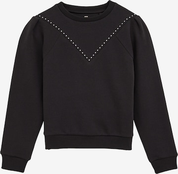 juoda WE Fashion Megztinis be užsegimo: priekis