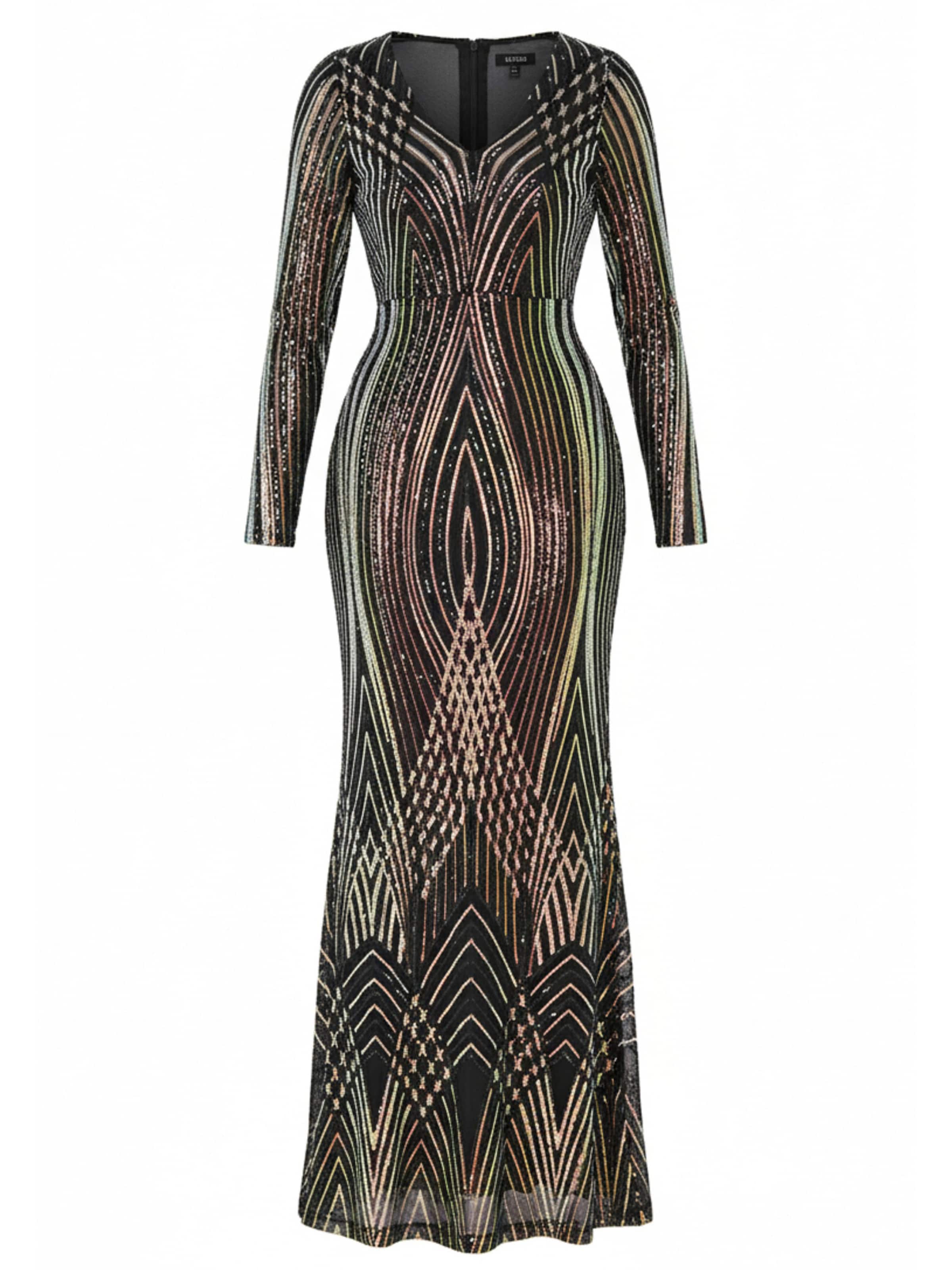 GODDIVA Dress in Black: front