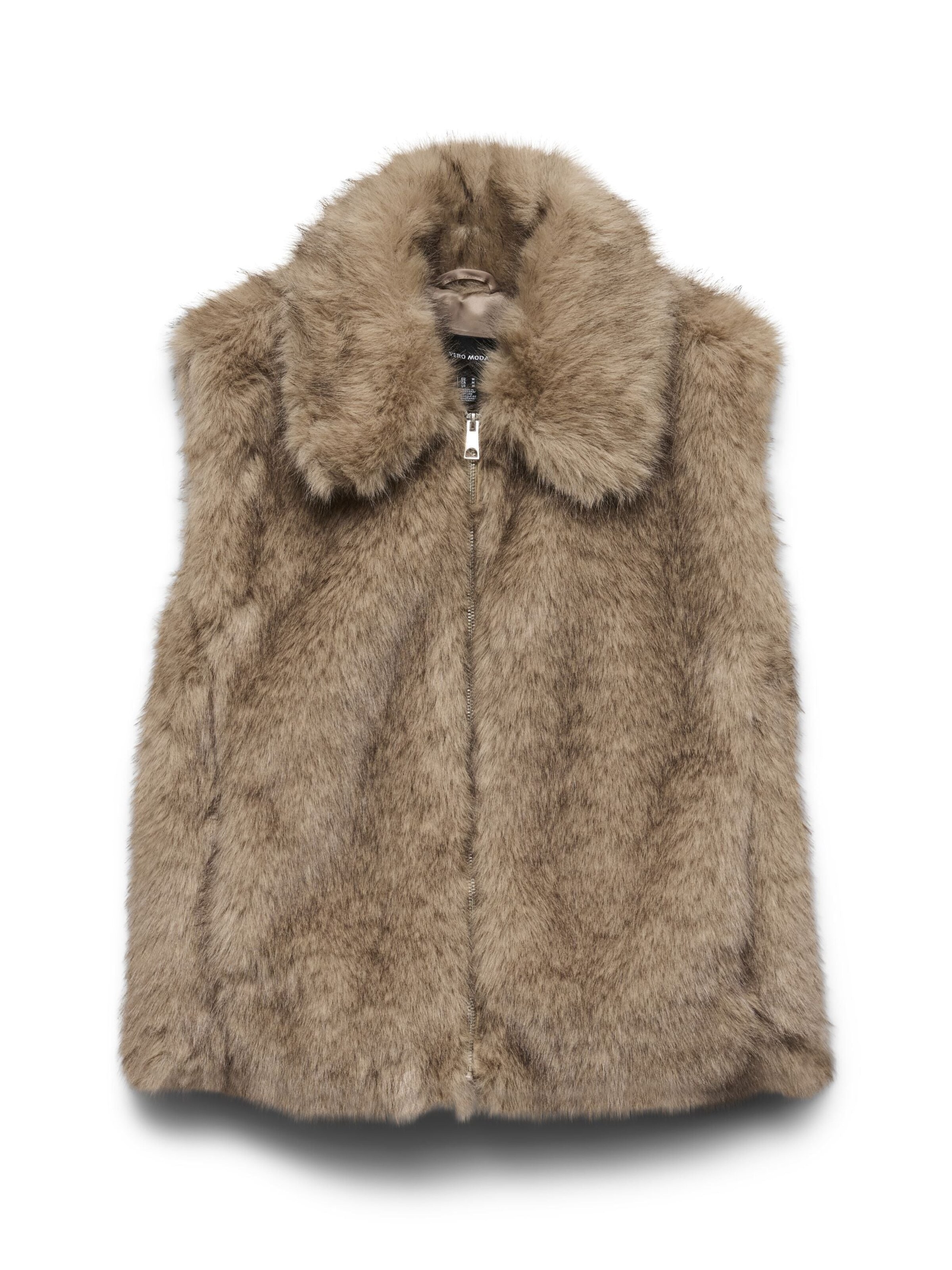 VERO MODA Bodywarmer in Beige: voorkant