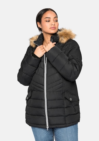 SHEEGO Winter Jacket in Black: front