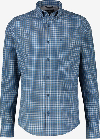 LERROS Regular Fit Langarmhemd, kariert, klassischer Button-down-Kragen ' ' in Blau: predná strana