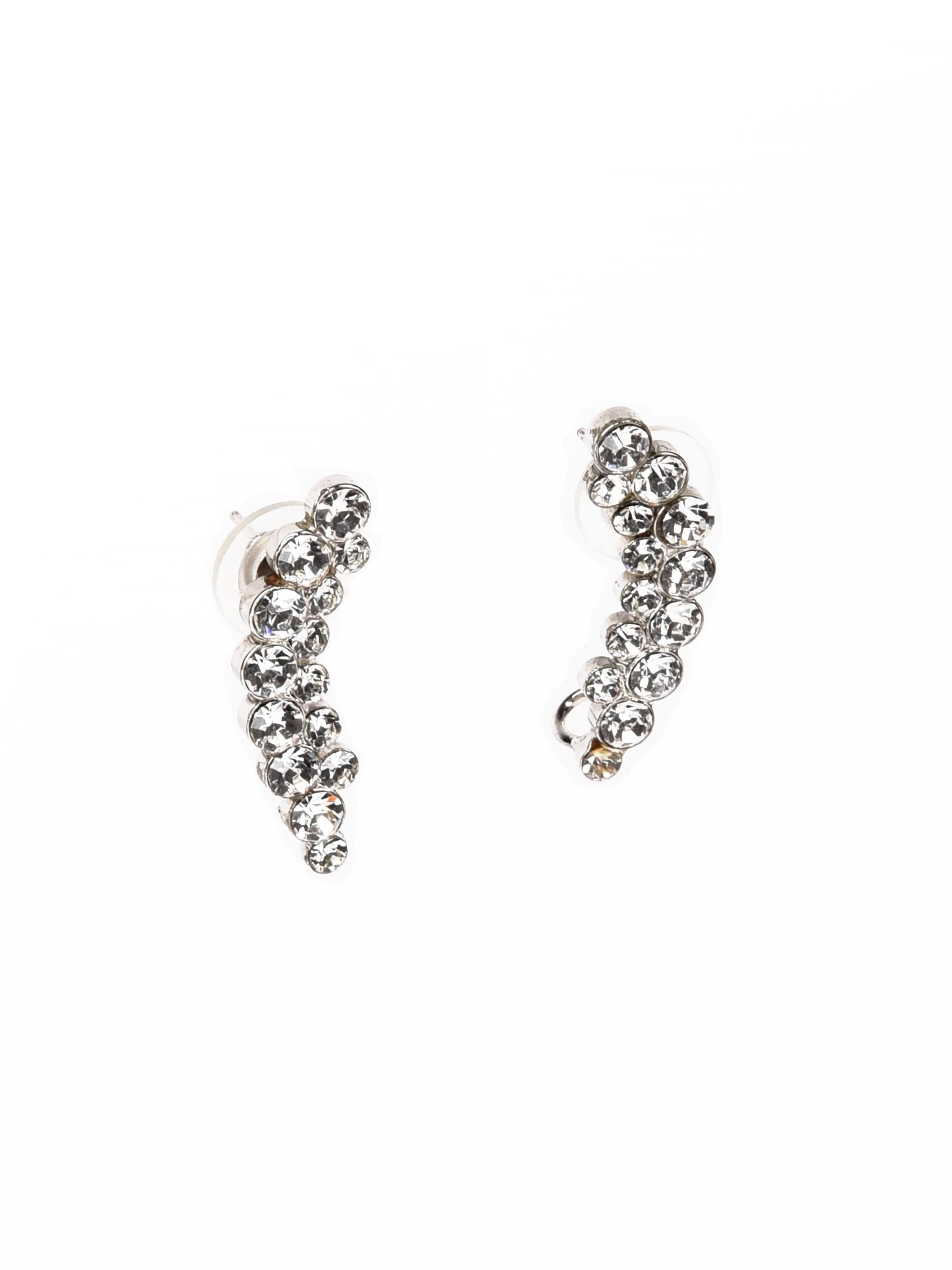 Orecchini 'ADARA orecchini fatti con cristalli Swarovski' di Addicted2 in argento: frontale