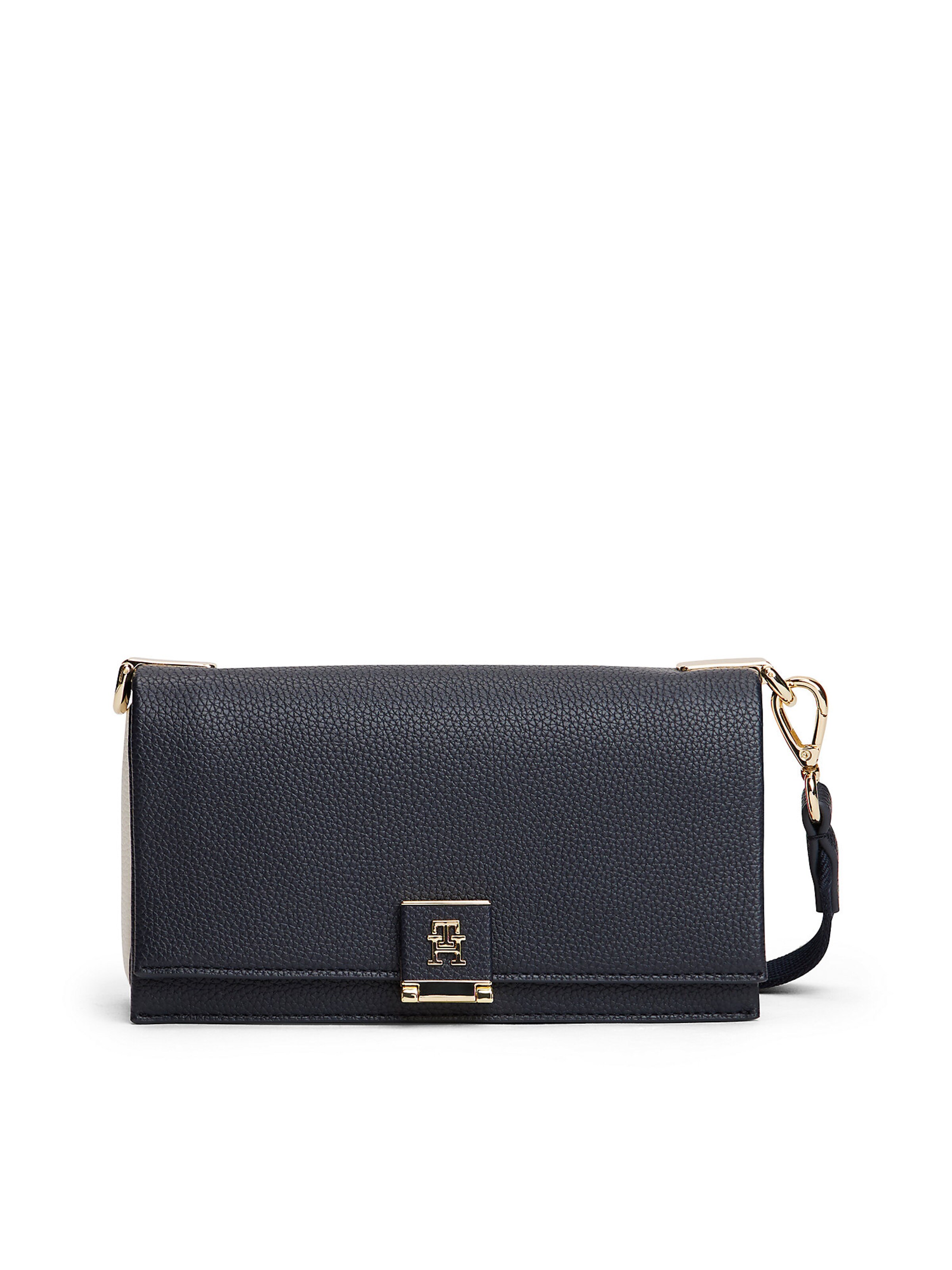 TOMMY HILFIGER Crossbody bag in Black: front