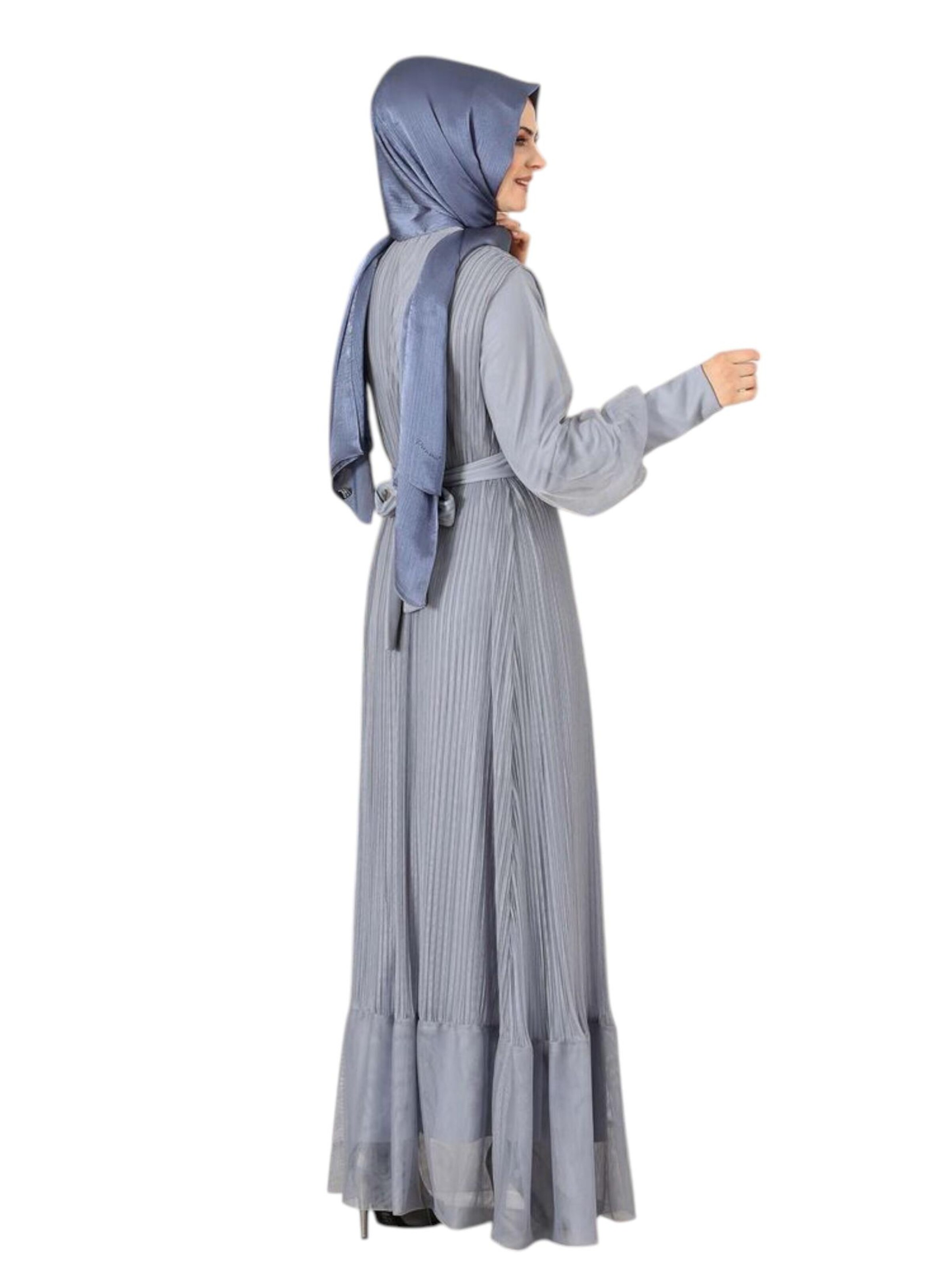 fashionshowcase Festkjole 'BEGÜM' i grå