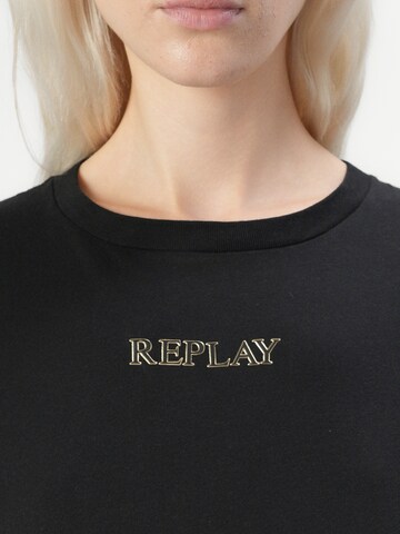 REPLAY Koszulka w kolorze czarny
