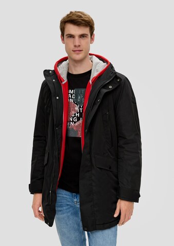 Parka invernale di s.Oliver in nero: frontale