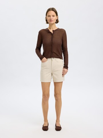 Regular Jean SELECTED en blanc