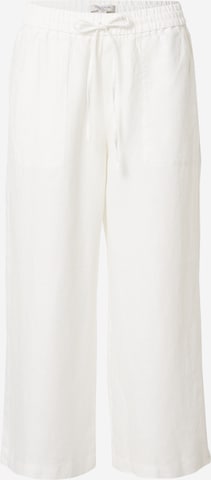 comma casual identity Wide leg Pants in White: front