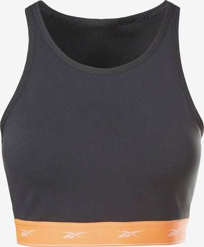Reebok Sport Sportski top u narančasta / crna, Pregled proizvoda