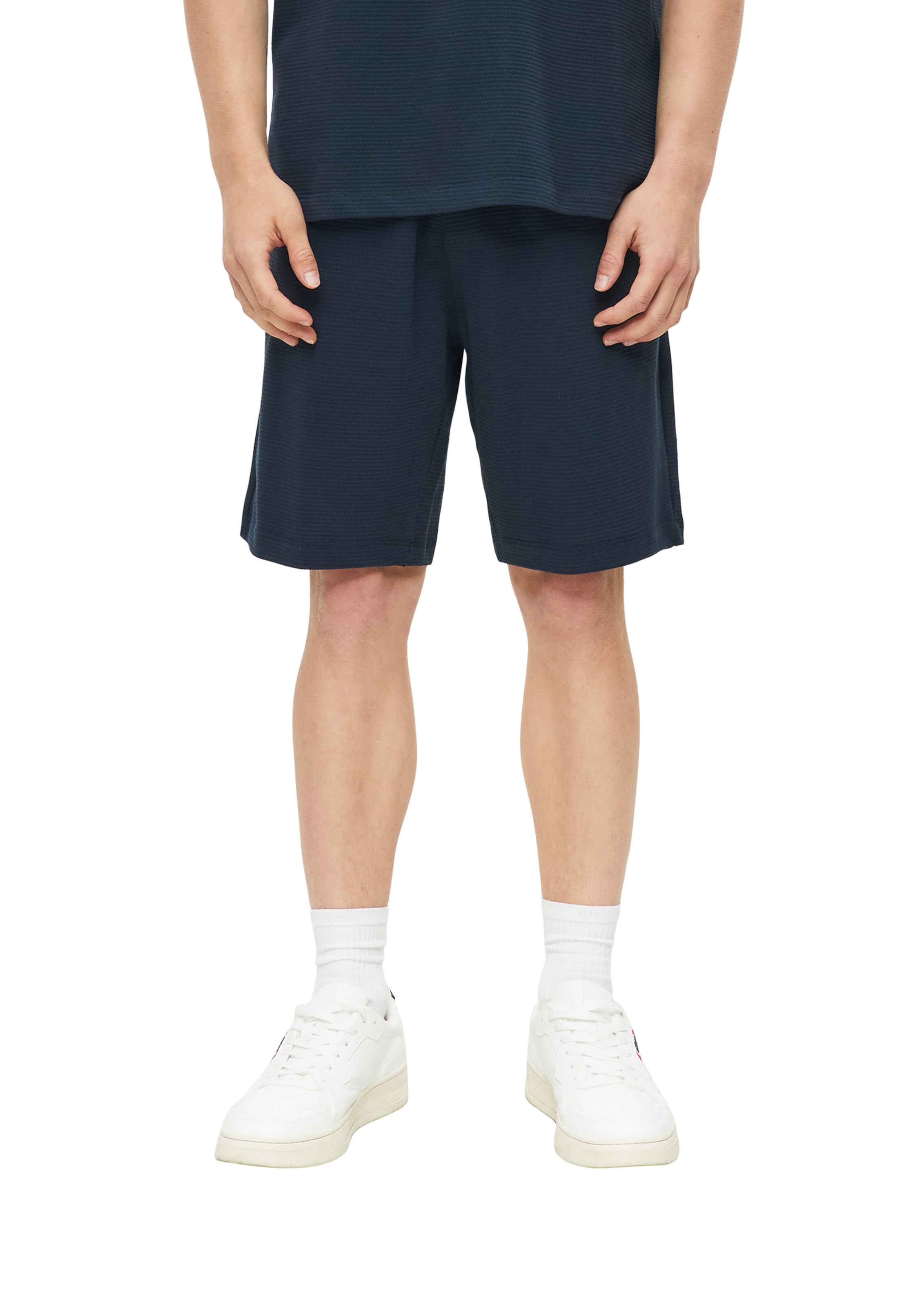 s.Oliver Loosefit Broek 'Detroit' in Blauw: voorkant