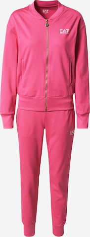 EA7 Emporio Armani Tracksuit in Pink: front