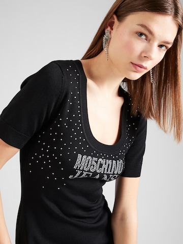 Moschino Jeans Úpletové šaty – černá