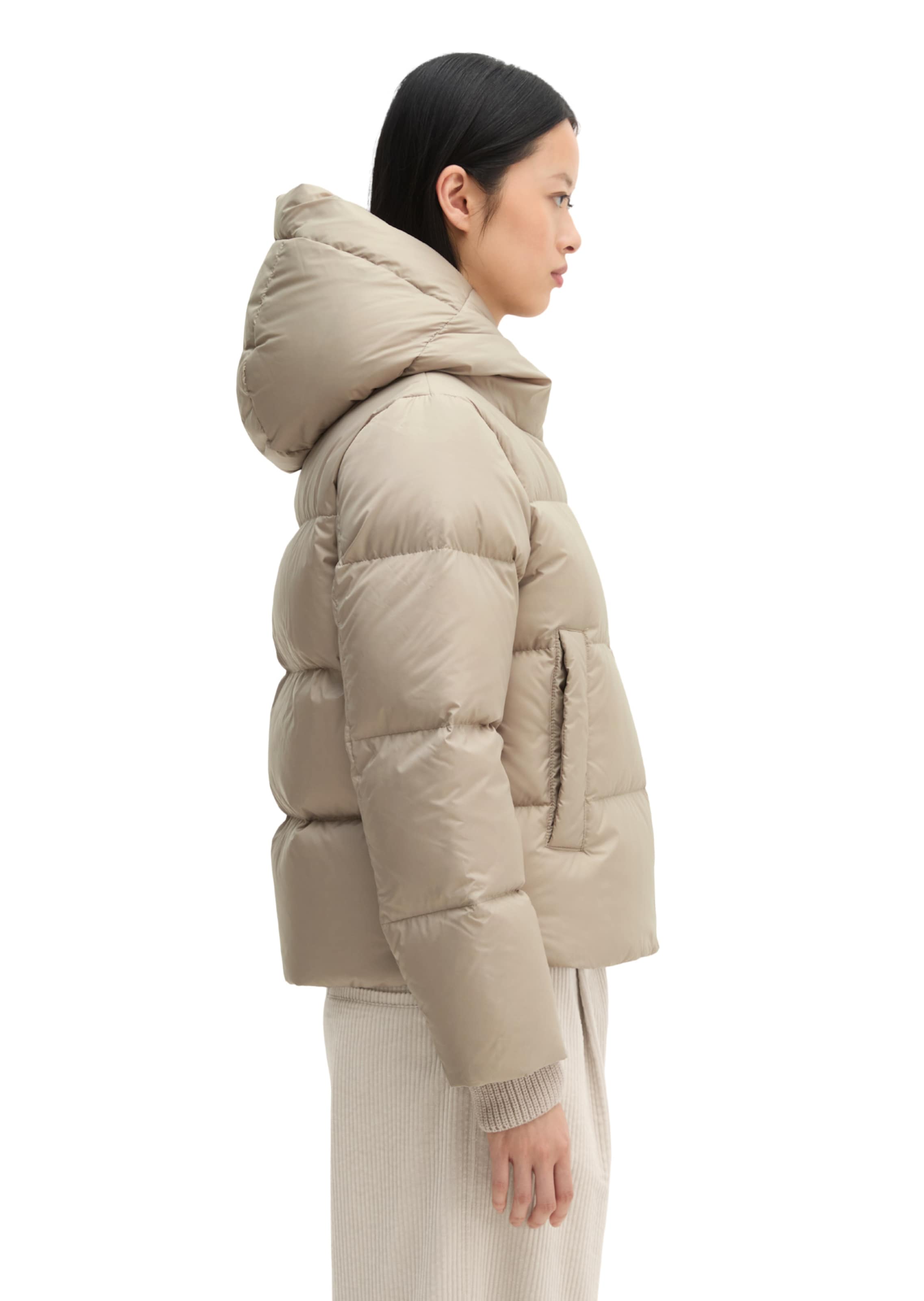 Veste mi-saison Marc O'Polo en beige : sur le côté