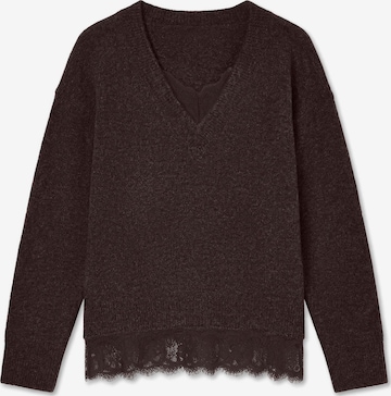 Pull-over 'AWJane' VERO MODA en marron : devant