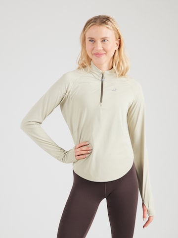 ASICS Performance Shirt 'NAGINO' in Green: front