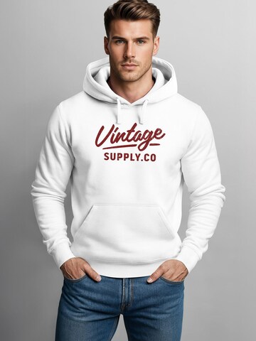 Neverless Sweatshirt 'Vintage Supply Co.' in White