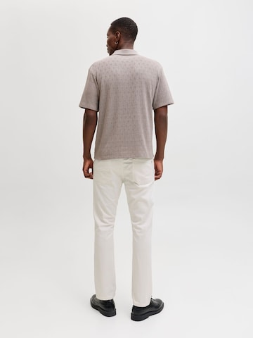 JACK & JONES regular Bukser 'JPSTClark Finn' i hvid