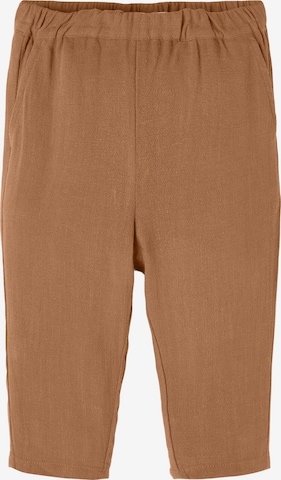 Lil ' Atelier Kids Pants 'Daisy' in Brown: front
