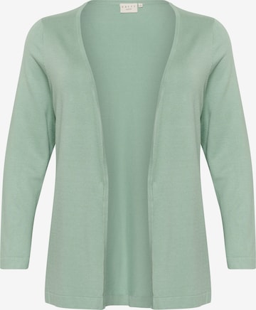 KAFFE CURVE Вязаная кофта 'Farsia' в Зеленый: спереди