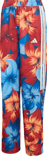ADIDAS SPORTSWEAR Sportske hlače 'Adidas x Farm Rio House Of Tiro' u plava / svijetloplava / narančasta / karmin crvena, Pregled proizvoda