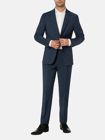 Coupe regular Veste de costume BENVENUTO en bleu : devant