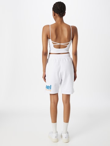 Hummel - Loosefit Calças em branco