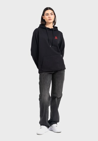 Oldskull Sweater 'Asian Neon Djane Logo Graphic' in Black