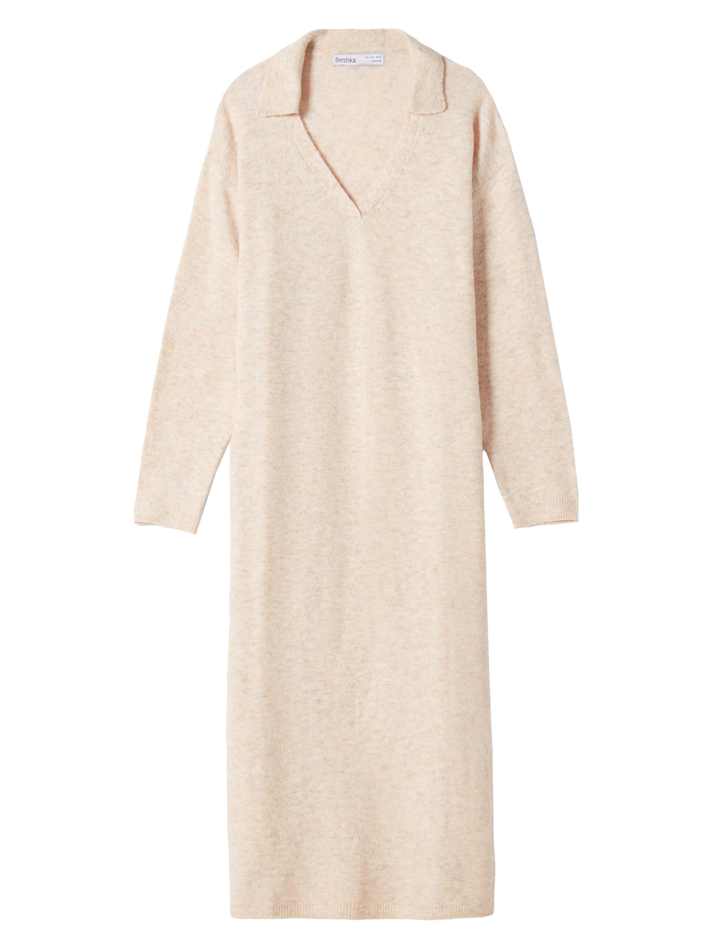 Bershka Neulemekko värissä beige: etupuoli