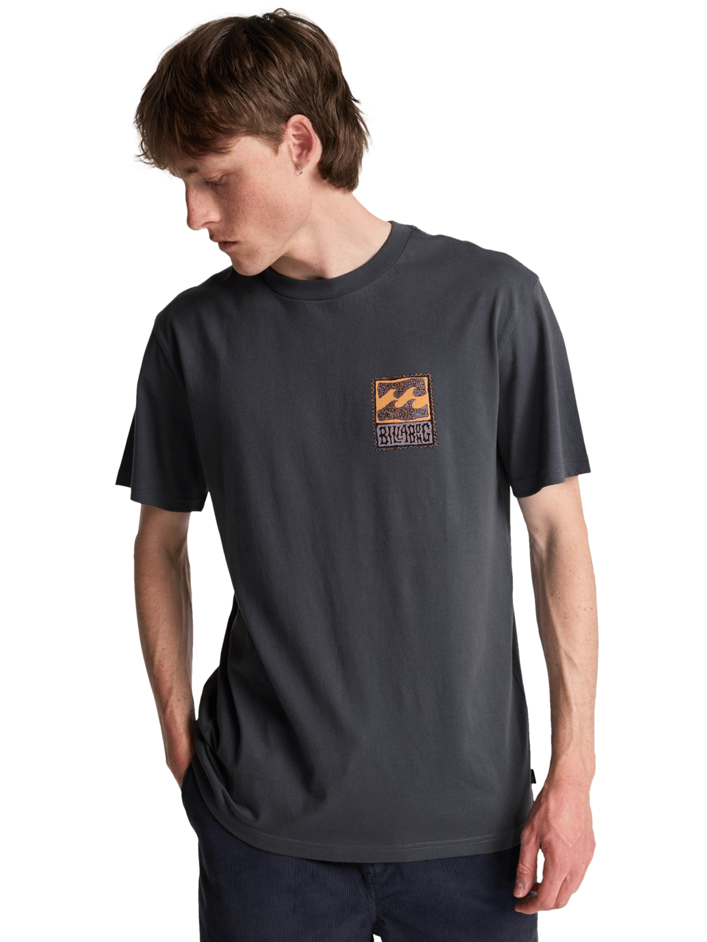 BILLABONG Shirt 'Stamp' in Grey: front