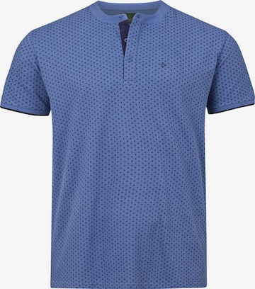 Charles Colby Shirt ' Duke Colin ' in Blauw: voorkant