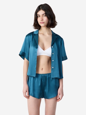ETAM Short Pajama Set in Green: front