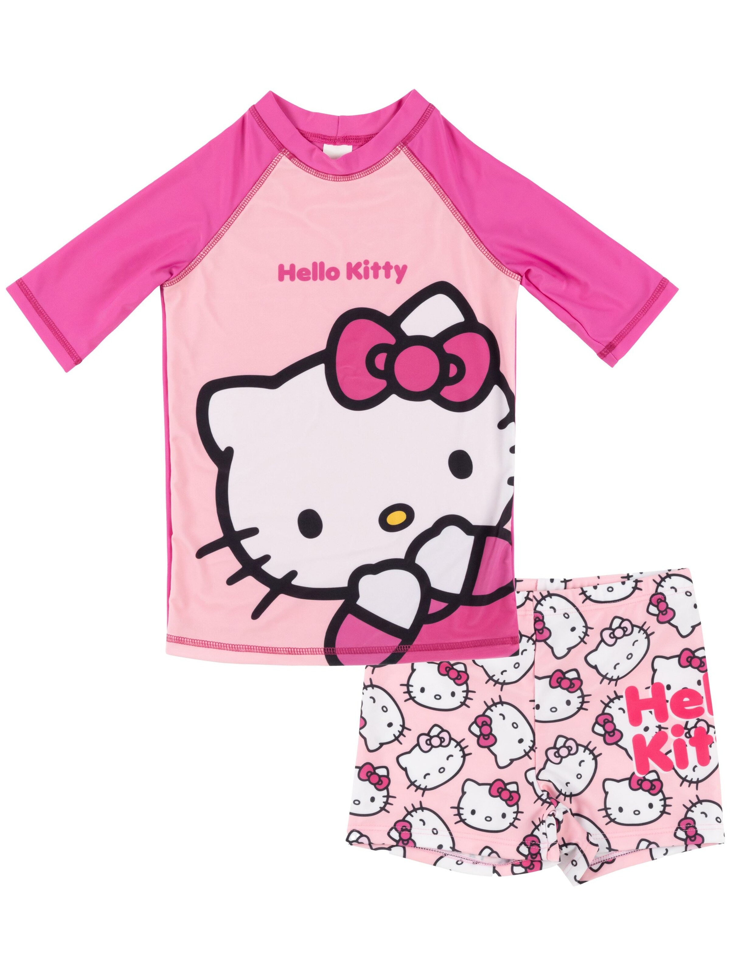 HELLO KITTY Sportbademode 'UV-Schutz 30'‌‌ in Pink: Vorderseite