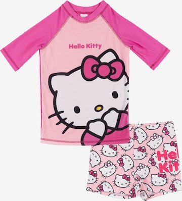 HELLO KITTY Sportbademode 'UV-Schutz 30' in Pink: Vorderseite