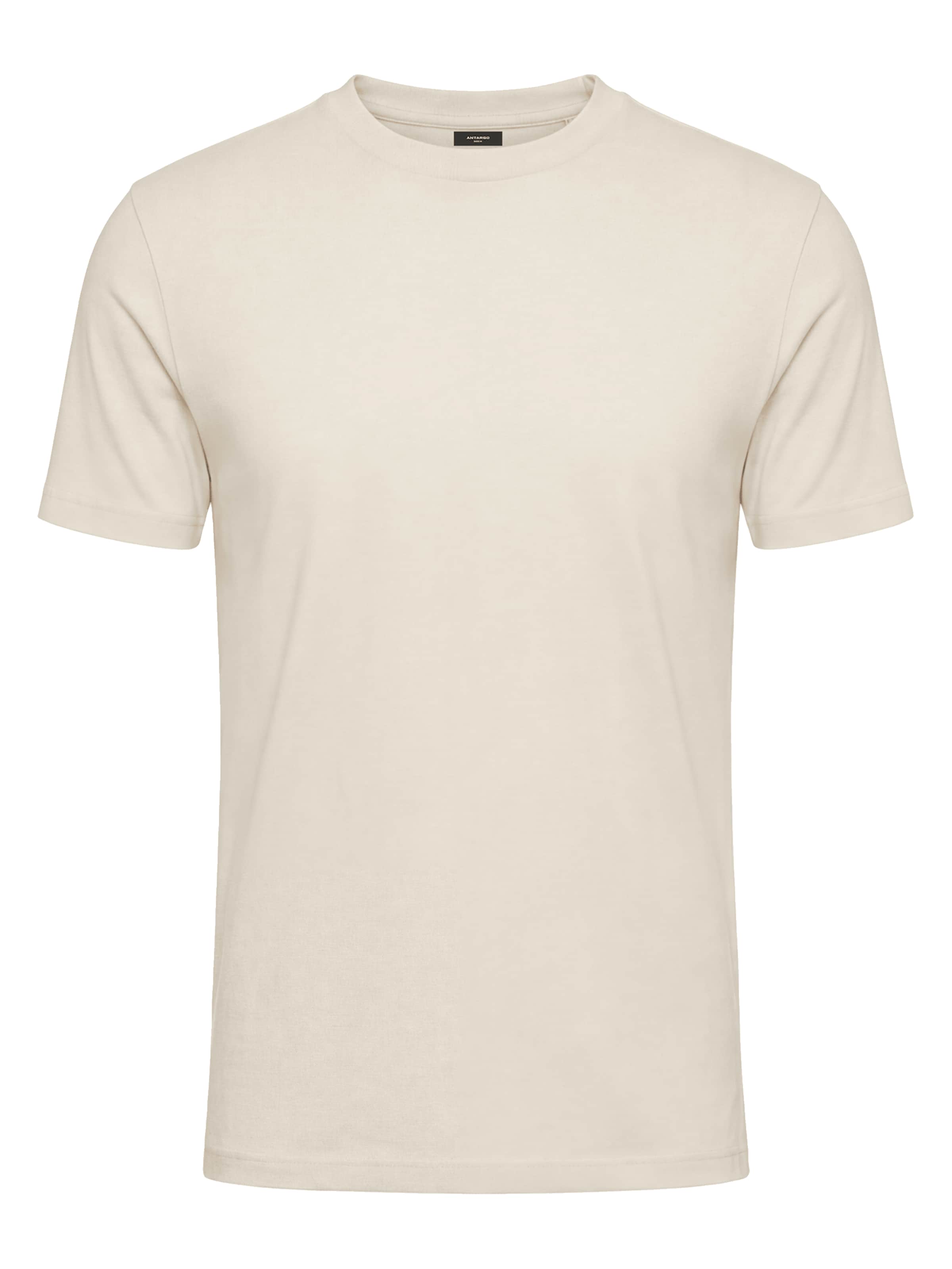 Antargo Shirt 'High Neck'‌‌‌‌‌‌‌‌‌ in Weiß: Vorderseite