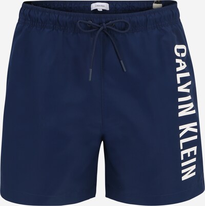 Calvin Klein Swimwear Shorts de bain 'Intense Power' en bleu marine / blanc, Vue avec produit