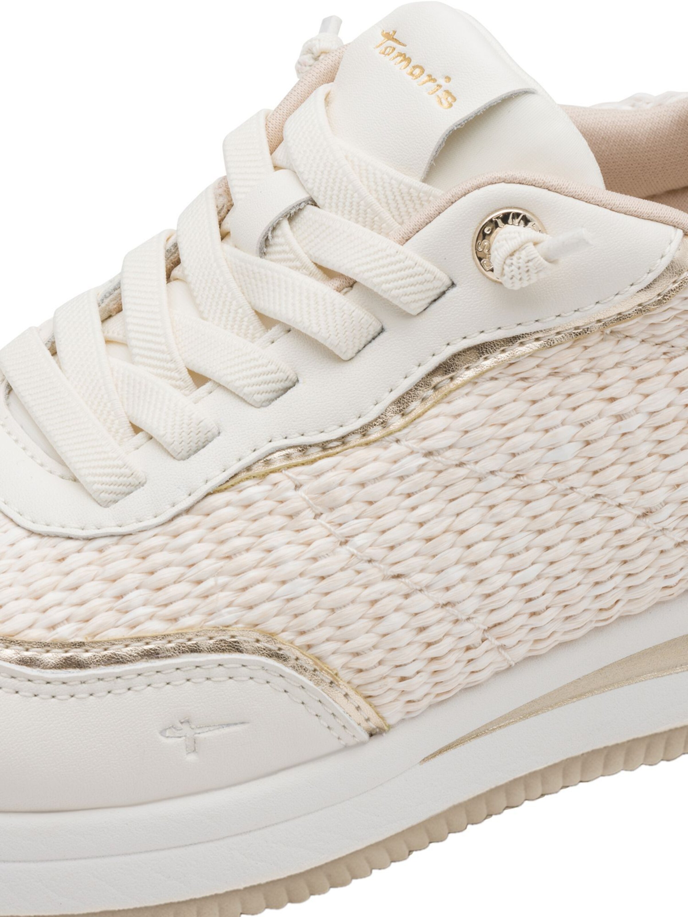 Tamaris Platform trainers in Beige