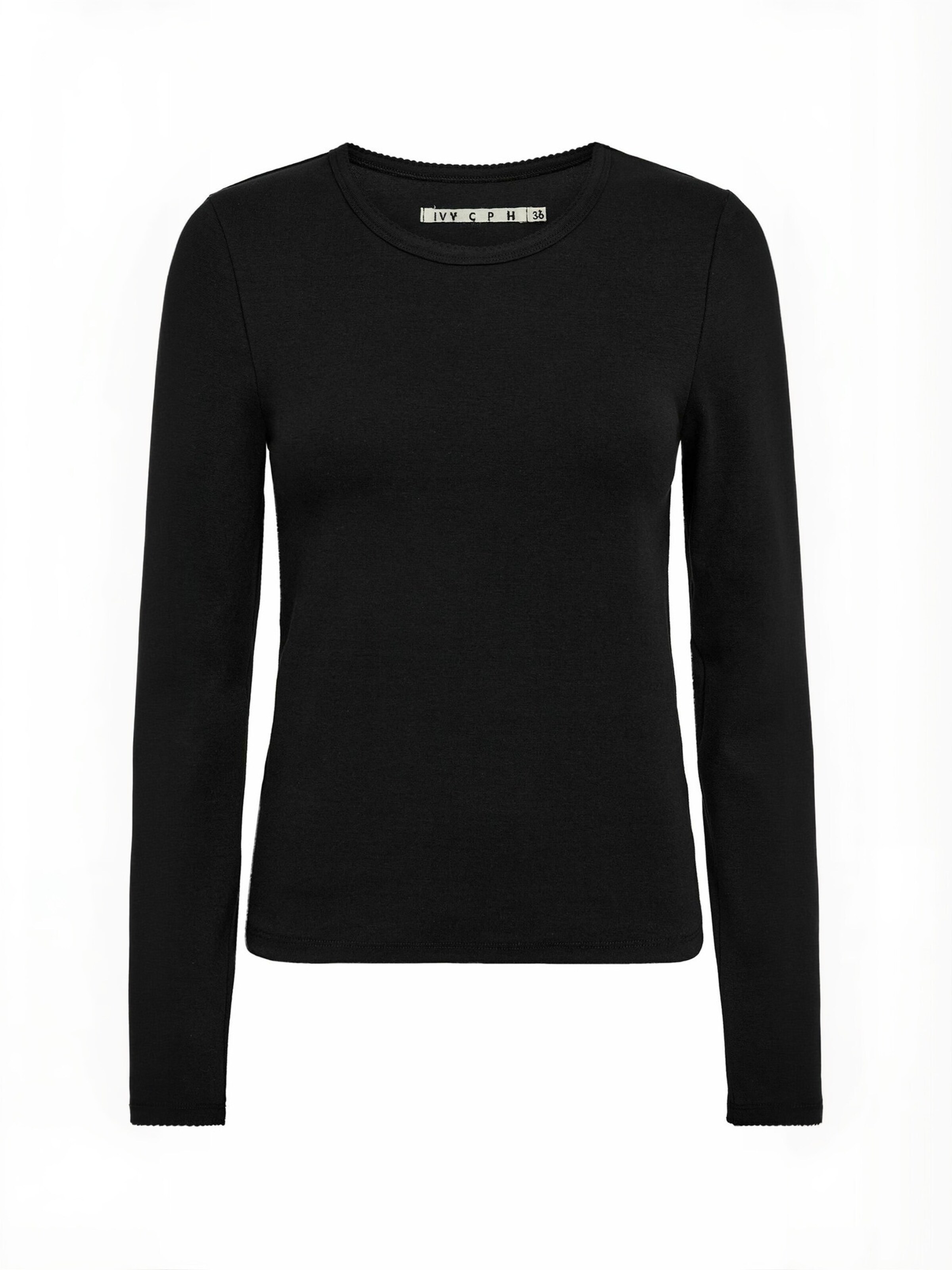 Ivy Copenhagen Top ' IVY-Anita ' in Zwart: voorkant