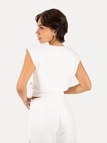 T-shirt ' Jorina ' Smilodox en blanc