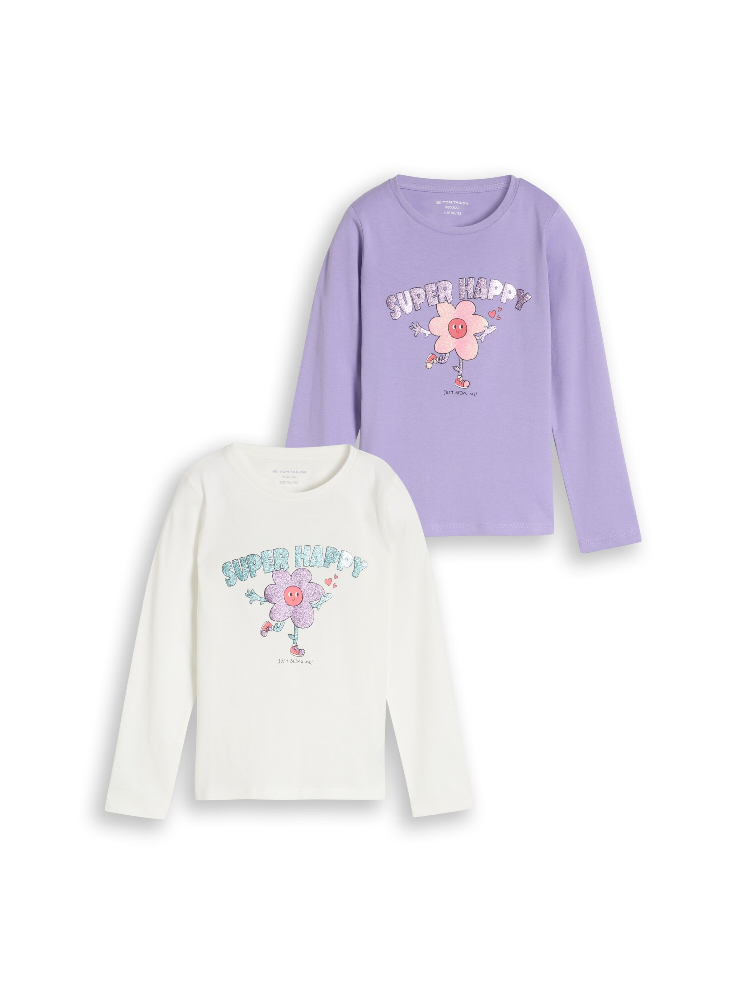 T-Shirt TOM TAILOR en violet : devant