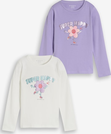 T-Shirt TOM TAILOR en violet : devant
