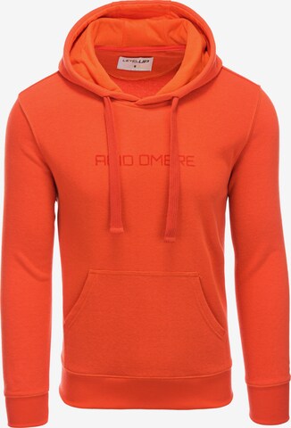 Ombre Sweatshirt 'B1351' in Orange: predná strana