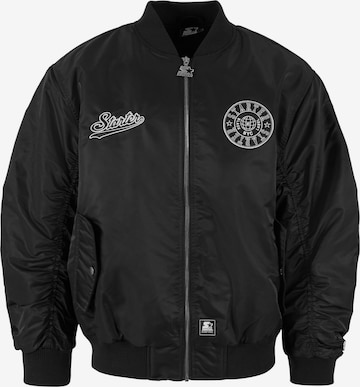 Starter Black Label Välikausitakki 'Starter' värissä musta: etupuoli