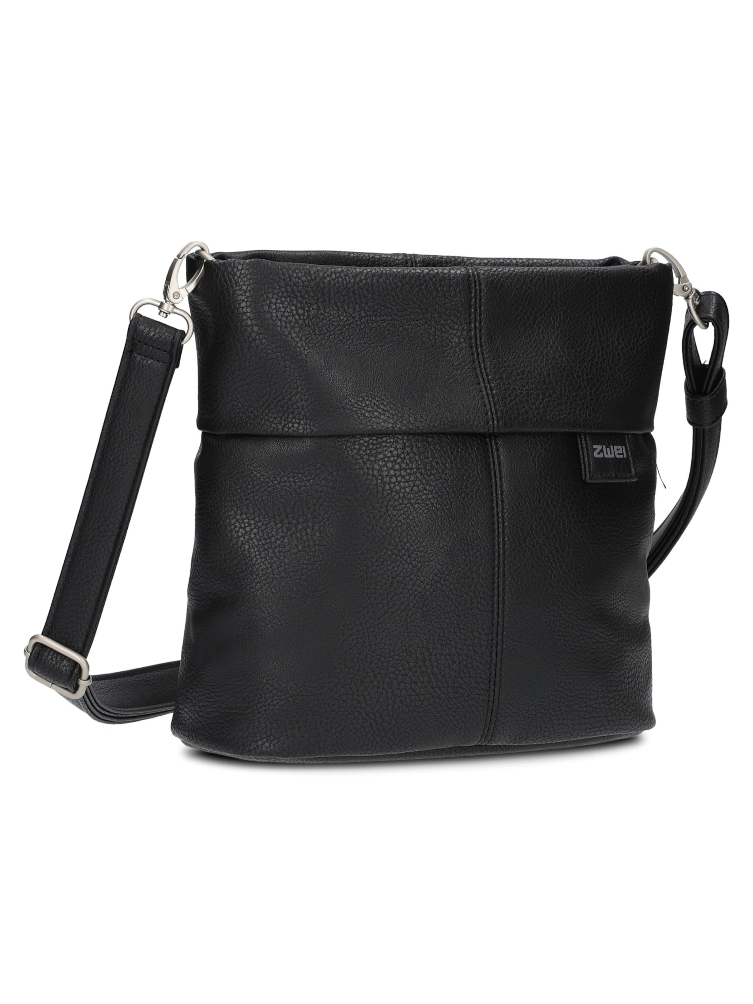 ZWEI - Bolso de hombro 'MADEMOISELLE.M M8' en negro